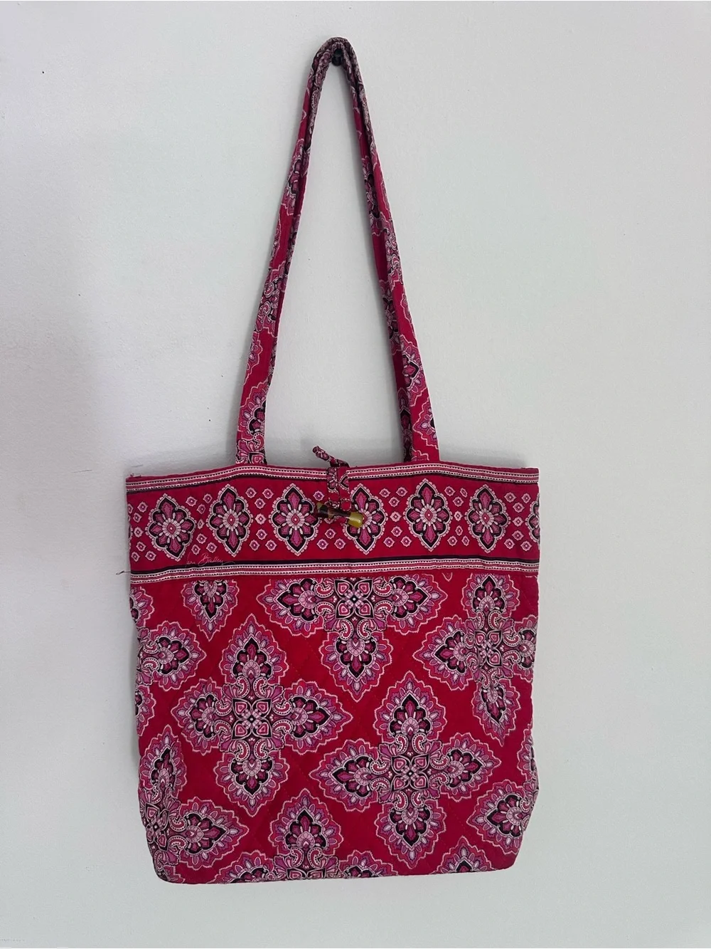 Vera Bradley “Vera Frankly Scarlet” Shoulder Tote